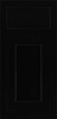 Bancroft Door Maple Species with Black Stain